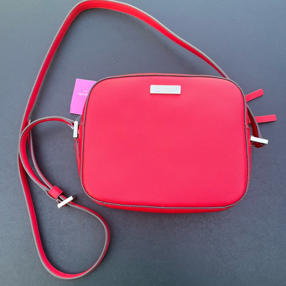 Kate Spade Genuine Leather Cammie Newbury Lane Crossbody